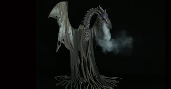 Target Is Selling A Giant Dragon That Breathes Fog That You Can Put In Your Yard For Halloween