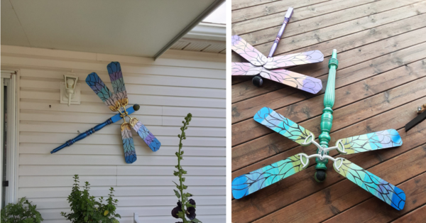 People Are Making Giant Dragonflies From Old Fans And They Are Gorgeous