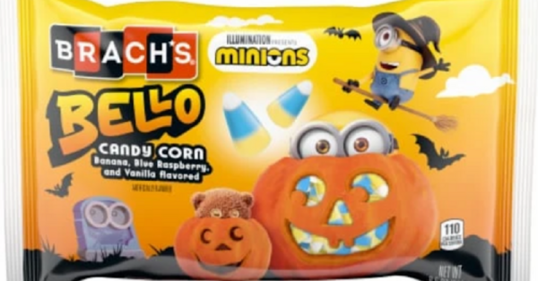 Minions Bello Candy Corn Is Here Just In Time For Halloween And It Tastes Like Vanilla, Raspberry, And Banana