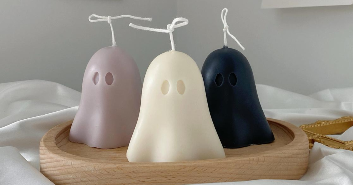 You Can Get Some Adorable Ghost Candles To Decorate Your House With This Fall