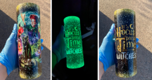 You Can Get A Glow-In-The-Dark Hocus Pocus Tumbler That Will Surely Put A Spell On You