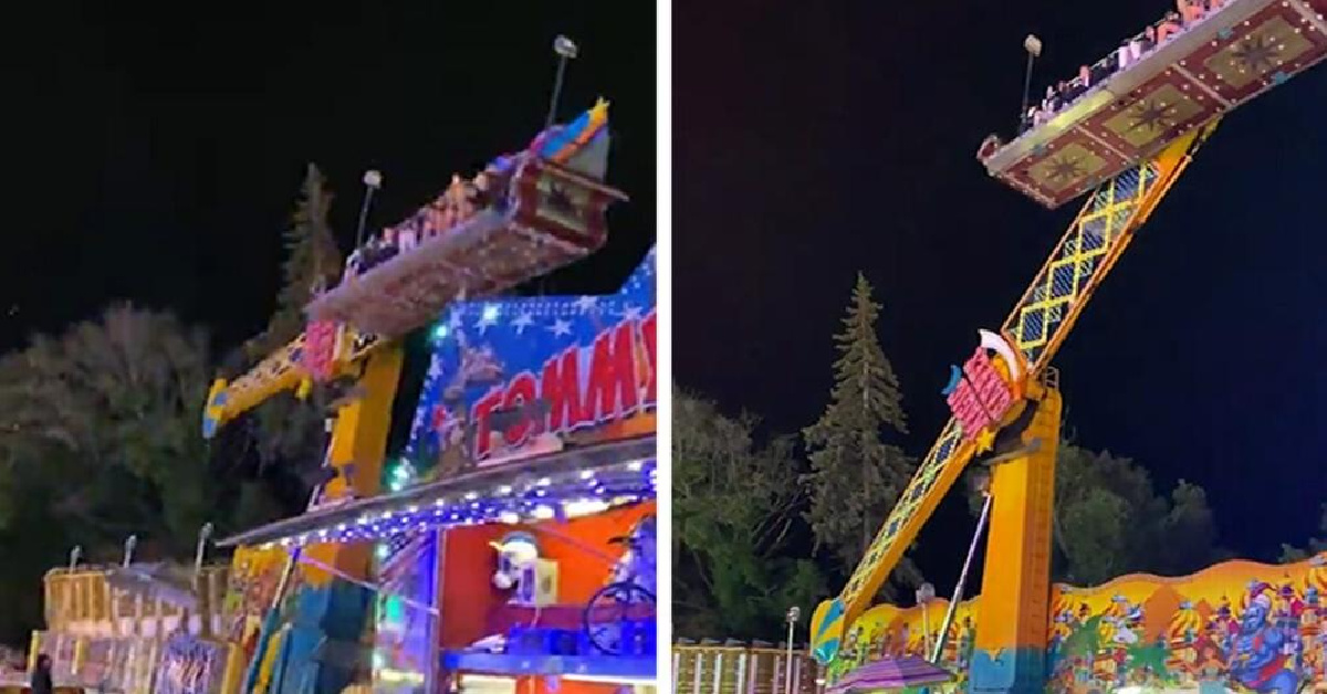 Michigan Fairgoers Stepped In To Save The Day When A Carnival Ride Almost Tipped Over While People Were On It
