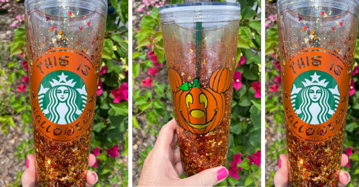 Enjoy a cold drink with these new Disney Starbucks tumblers and