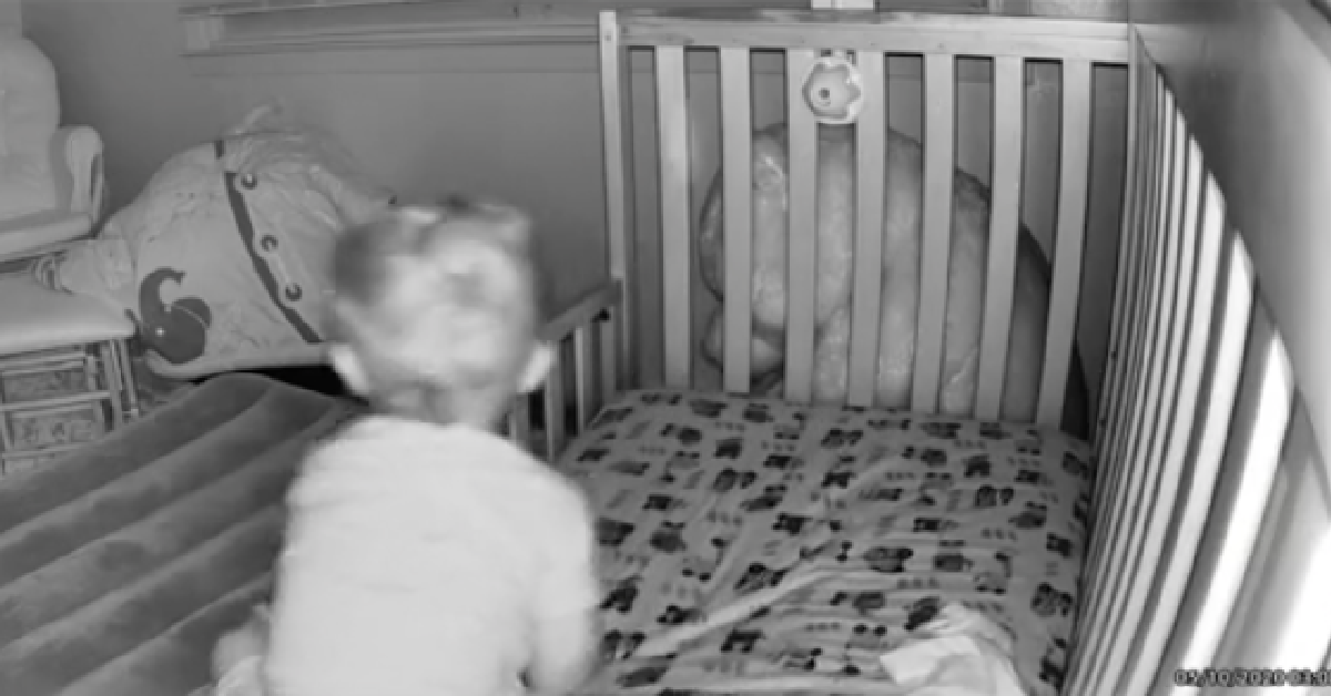 This Mom Captured A ‘Ghost’ Pulling On Her Baby’s Leg On A Nanny Cam