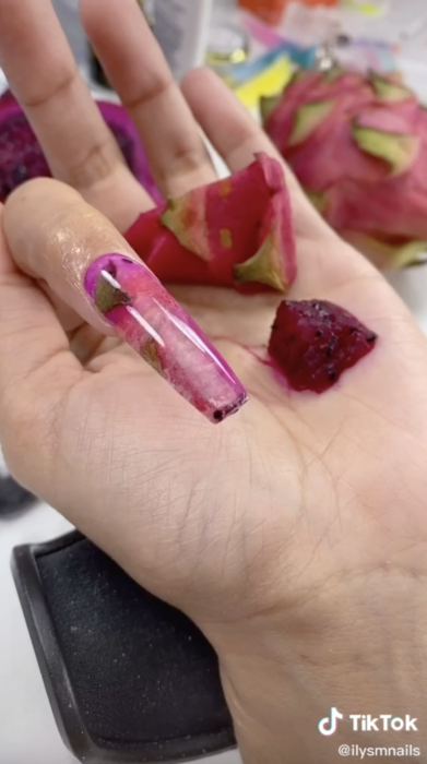 People Are Making 'Fruit Nails' From Real Fruit and I Actually Don't Hate It
