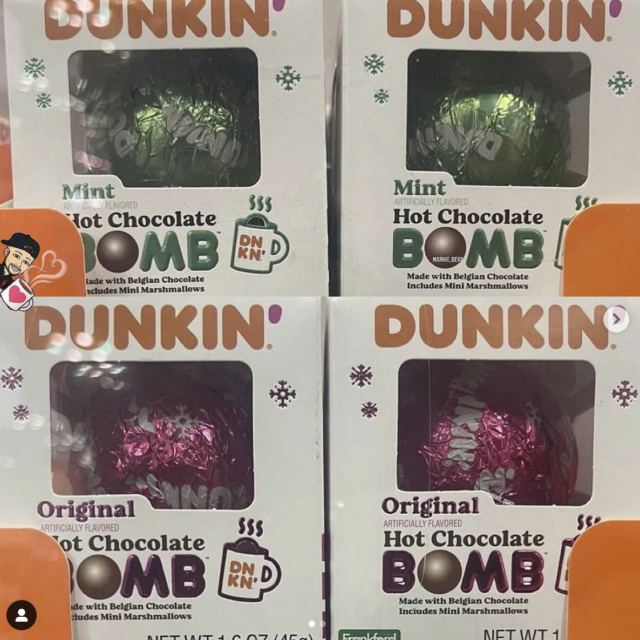 Dunkin' Is Releasing Hot Cocoa Bombs To Make Your Holidays Sweeter