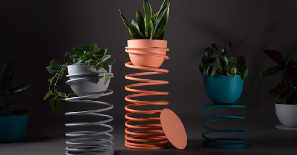 This Quirky Planter Looks Like A Big Slinky And It’s Perfect For Every Kid At Heart