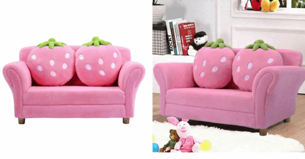 You Can Get A Strawberry Couch For Your Kids and Now I Need One In My Size
