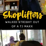 Two shoplifters stroll out of TJ Maxx in L.A. with bags full of merch