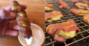 Bacon Wrapped Pickles Are A Thing and I’m Confused and Intrigued At The Same Time