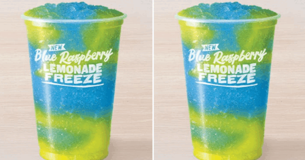 Taco Bell Released A New Blueberry Raspberry Lemonade Freeze Drink