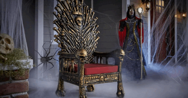 Home Depot Is Selling A 5 Foot Tall Bone Throne So You Can Rule Halloween