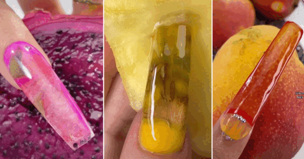 People Are Making ‘Fruit Nails’ From Real Fruit and I Actually Don’t Hate It