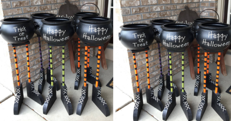 These Adorable Witches Feet Candy Bowls Are The Perfect Way To Give Out Halloween Candy