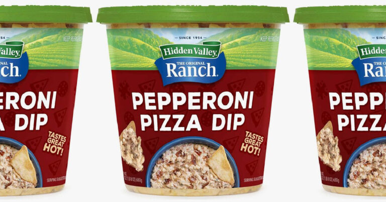 You Can Now Get A 1.5 Pound Tub Of Hidden Valley Ranch Pepperoni Pizza Dip