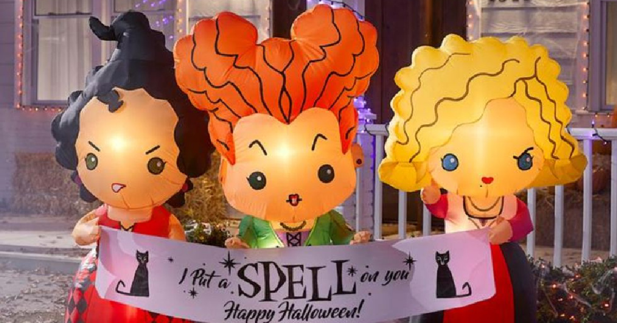This ‘Hocus Pocus’ Inflatable Will Bring Spellbinding Magic To Your Yard For Halloween