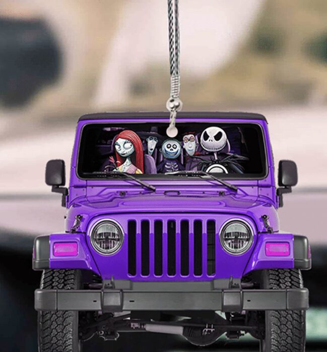 You Can Get A Nightmare Before Christmas Jeep Ornament That Any Jeep Fan  Will Love
