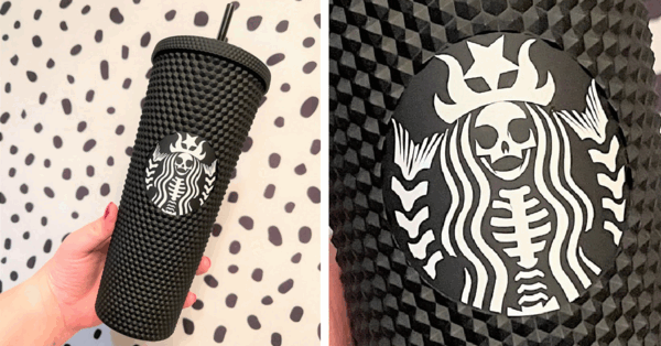 This Starbucks Inspired Black Studded Skeletal Mermaid Tumbler Is At The Top Of My Must Have List