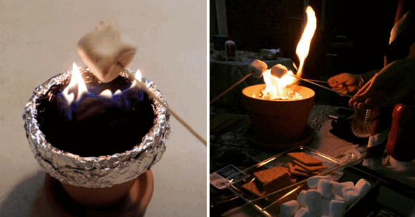 People Are Making Tabletop Bonfires To Make S’mores and It Is Pure Genius