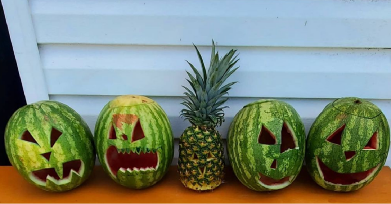 Move Over Pumpkins, Carving Watermelons Are The New Fruit To Turn Into Jack-O-Lanterns For Halloween