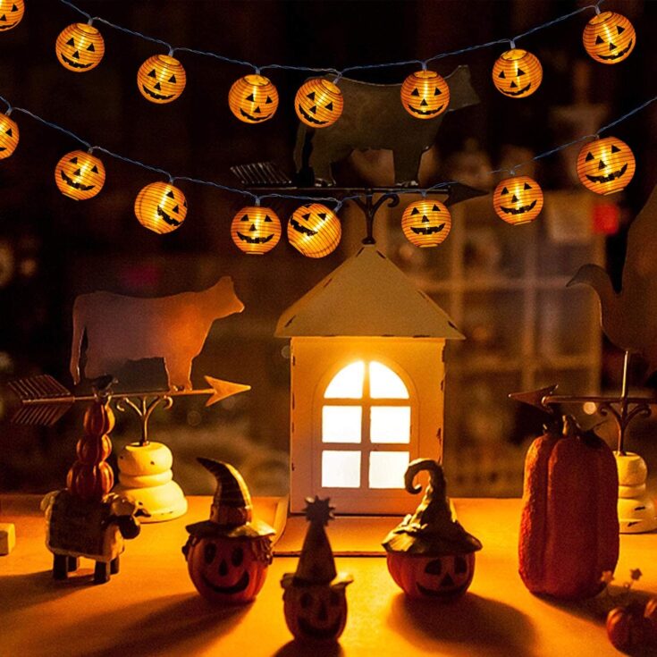 You Can Get Jack-O-Lantern String Lights For A More Traditional Look ...