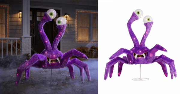 Home Depot Is Selling A 4-Foot Animated Goofy Spider You Can Put In Your Yard For Halloween