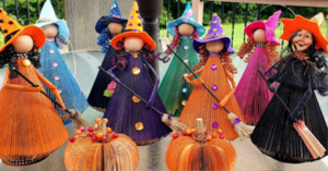 ‘Book Witches’ Are The Cutest Decorations For Halloween