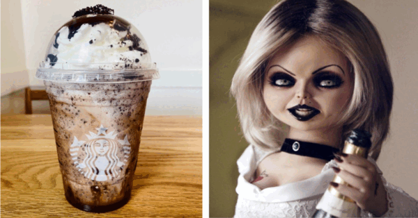 You Can Get A Bride Of Chucky Frappuccino From Starbucks To Give You All The Spooky Vibes