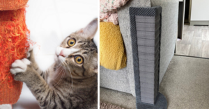 These Corner Cat Scratching Posts Perfectly Protect The Corners Of Your Furniture From Kitty Claws