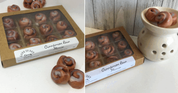 These Wax Melts Look Just Like Little Cinnamon Buns And Smell Good Enough To Eat
