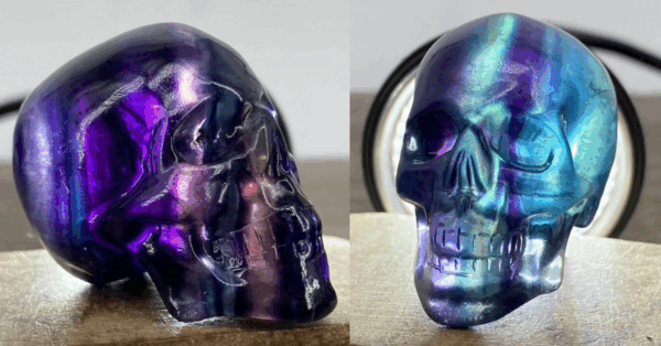You Can Get A Galaxy Colored Fluorite Skull And I Must Have It