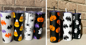 You Can Get A Traditional Halloween Themed Skinny Tumbler And I Want Them All
