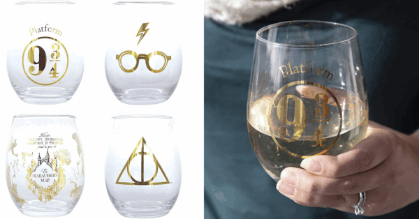 Harry Potter Stemless Wine Glasses Exist And You Can Just Accio Them To Me