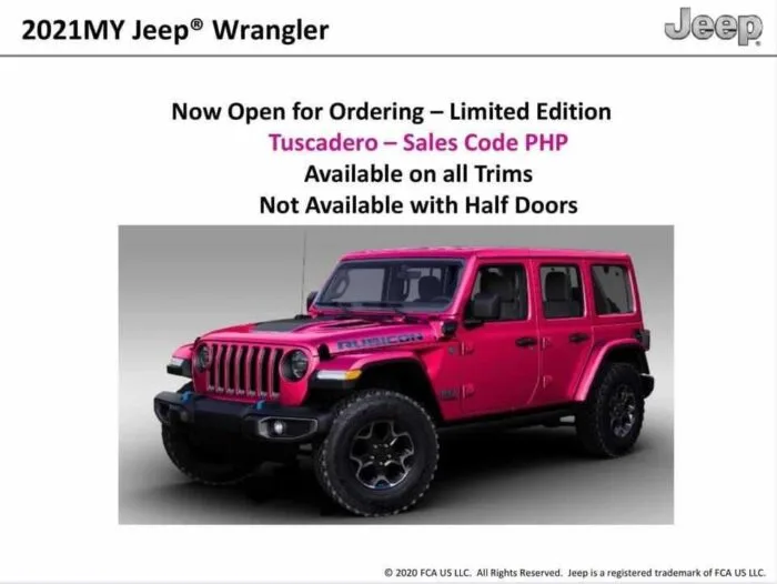 This New Jeep Is Hot Pink So You Can Drive Around And Be A Barbie Girl (Or  Guy)