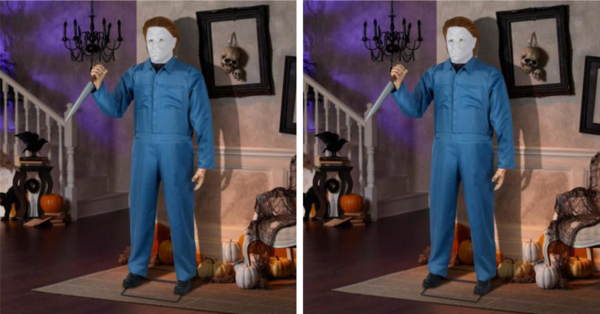 This Life-Sized Michael Myers Animated Halloween Decoration Is Literally Halloween