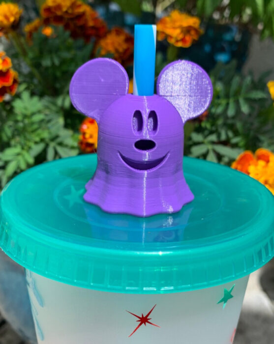 Ghost Host Straw Toppers - Mickey Ghost - Haunted Mansion - Disney  Halloween - Straw Charm — Disneyland Travel