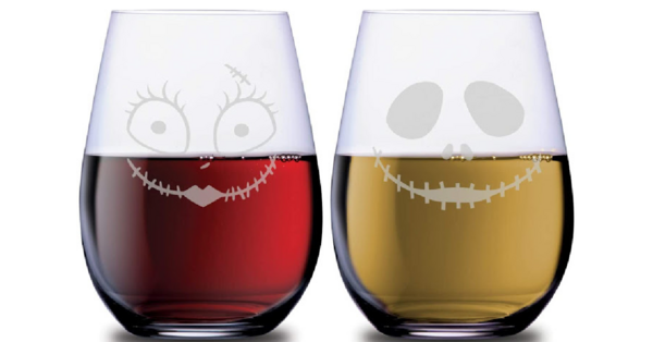 These ‘Nightmare Before Christmas’ Stemless Wine Glasses Are Simply Meant To Be