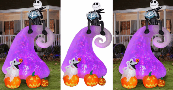 Target Is Selling An Animated Kaleidoscope Nightmare Before Christmas Inflatable That Is Simply Meant To Be