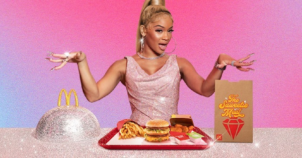McDonald’s Just Released The First Female Artist Celebrity Meal Dubbed ‘The Saweetie Meal’