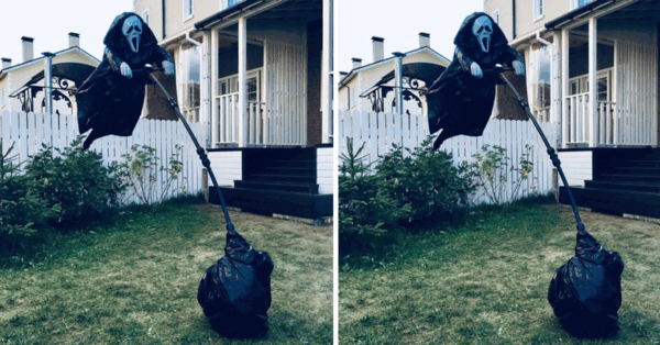 This Scream Scarecrow Is The Perfect Addition To Any Yard for Halloween