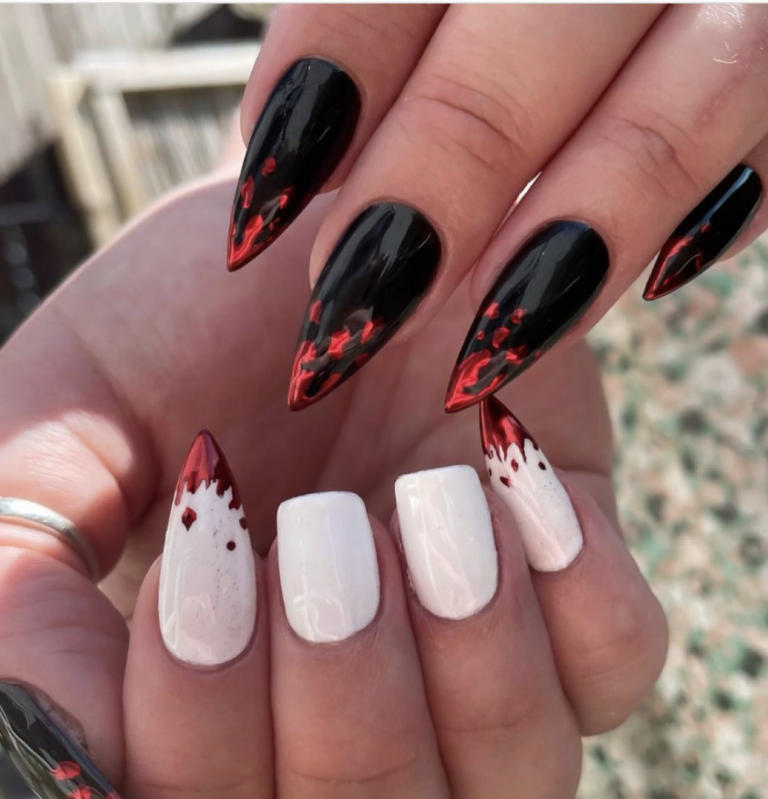 Vampire Nails Are The Hottest New Trend For Halloween and They Are