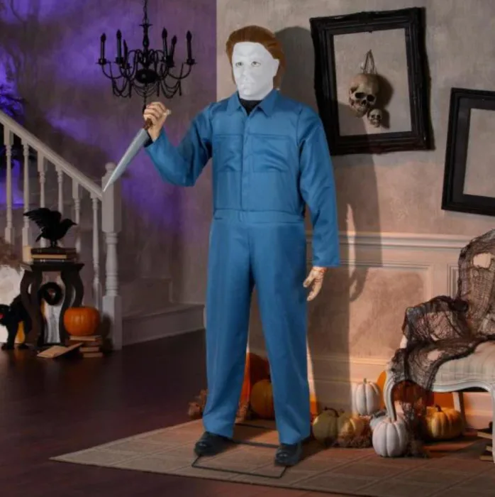This Life-Sized Michael Myers Animated Halloween Decoration Is ...
