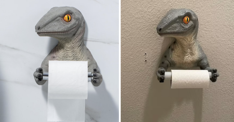 You Can Get A Tyrannosaurus Wall Mounted Toilet Paper Holder For The Person Who Loves Dinosaurs