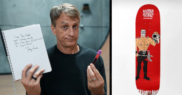 Tony Hawk Is Selling Skateboards Infused With His Blood And I’m A Little Freaked Out