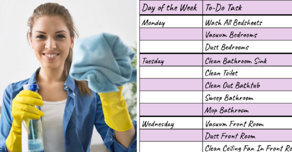 The Stay At Home Mom’s Guide To Daily Cleaning