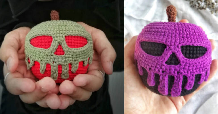You Can Crochet A Poisoned Apple For The Person Who Loves Disney