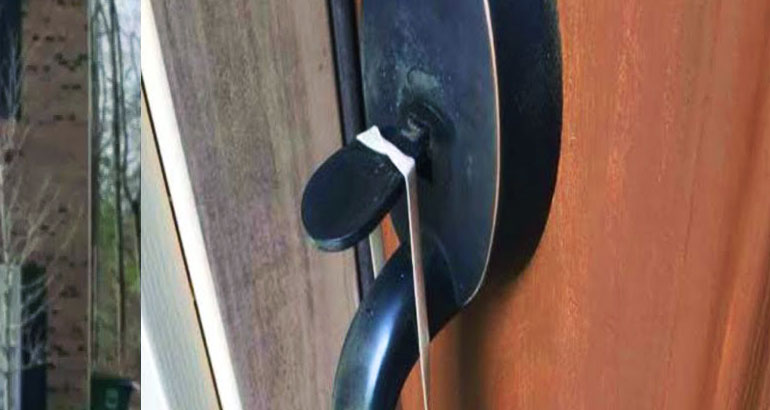 If You Ever See A Rubber Band On Your Door Handle, This Is What It Means
