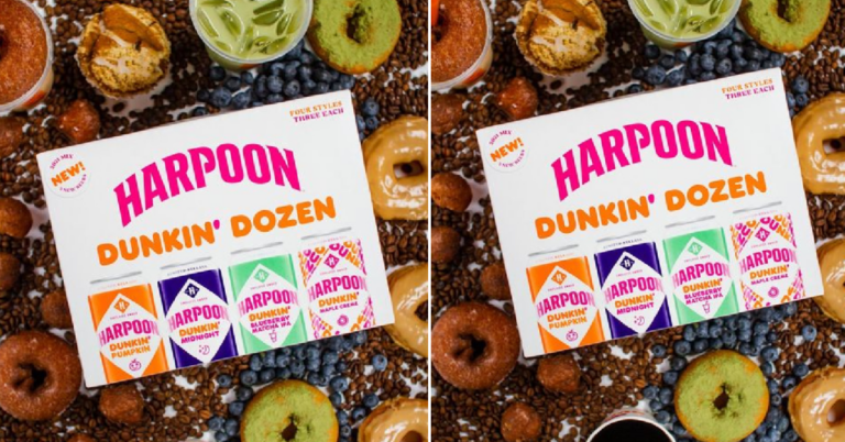 Dunkin’ and Harpoon Brewery Are Launching Three New Fall Flavored Beers  Including One That’s Made With Real Donuts