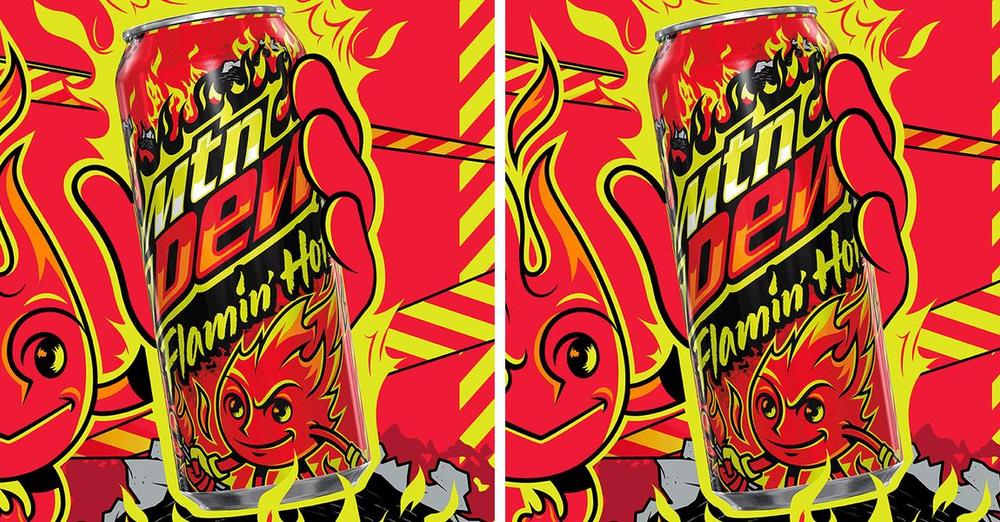 Mountain Dew Has A New Soda Inspired by Flamin’ Hot Cheetos For Those That Are Brave Enough To Sip