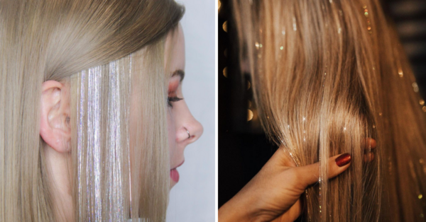 People Are Putting Hair Tinsel In Their Hair and Calling It “Unicorn Hair”